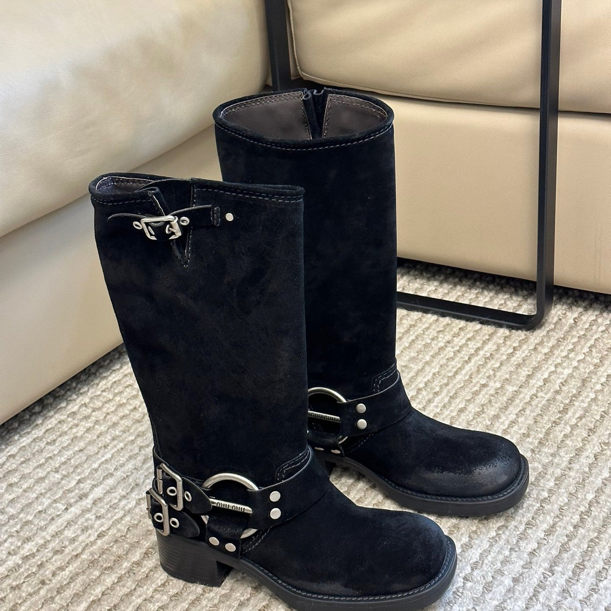 Shoes? Miu M Boots Luxury Lifestyle Designer Footwear