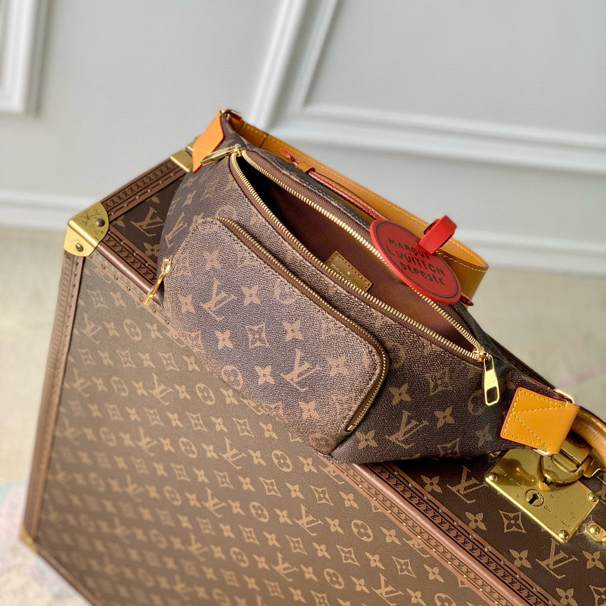 Louis Vuitton Bags- Louis Vuitton Lou Rush Bumbag Premium Designer Shoulder Bag