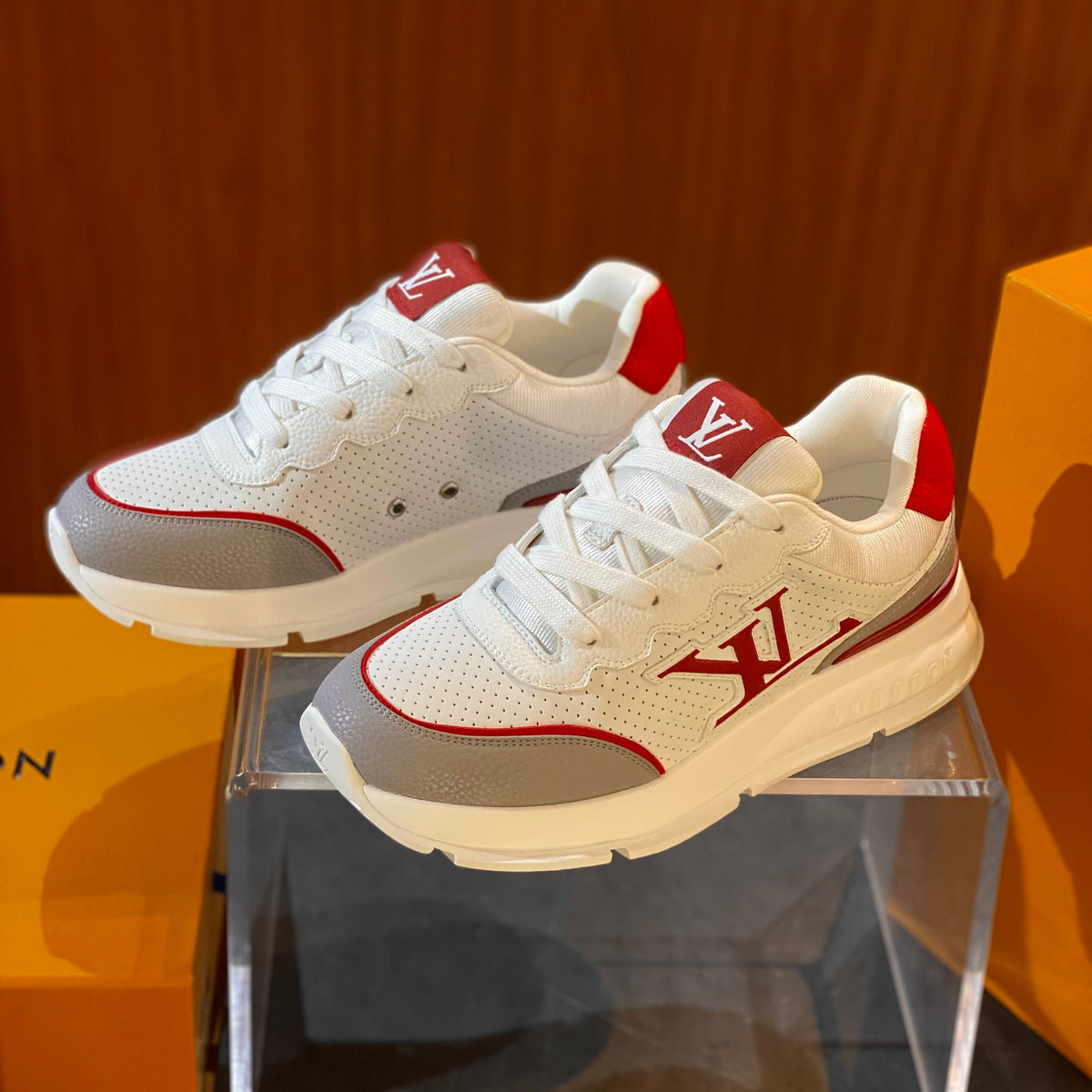 Louis Vuitton Shoes- Louis Vuitton Lou Classic Sneaker Luxury Lifestyle Designer Footwear