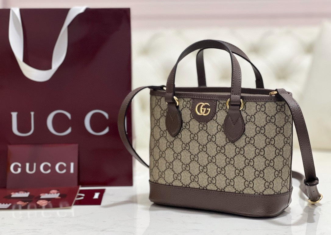 Gucci Bags- Gucci Ophidia Mini Tote Bag Elegant Everyday Designer Handbag