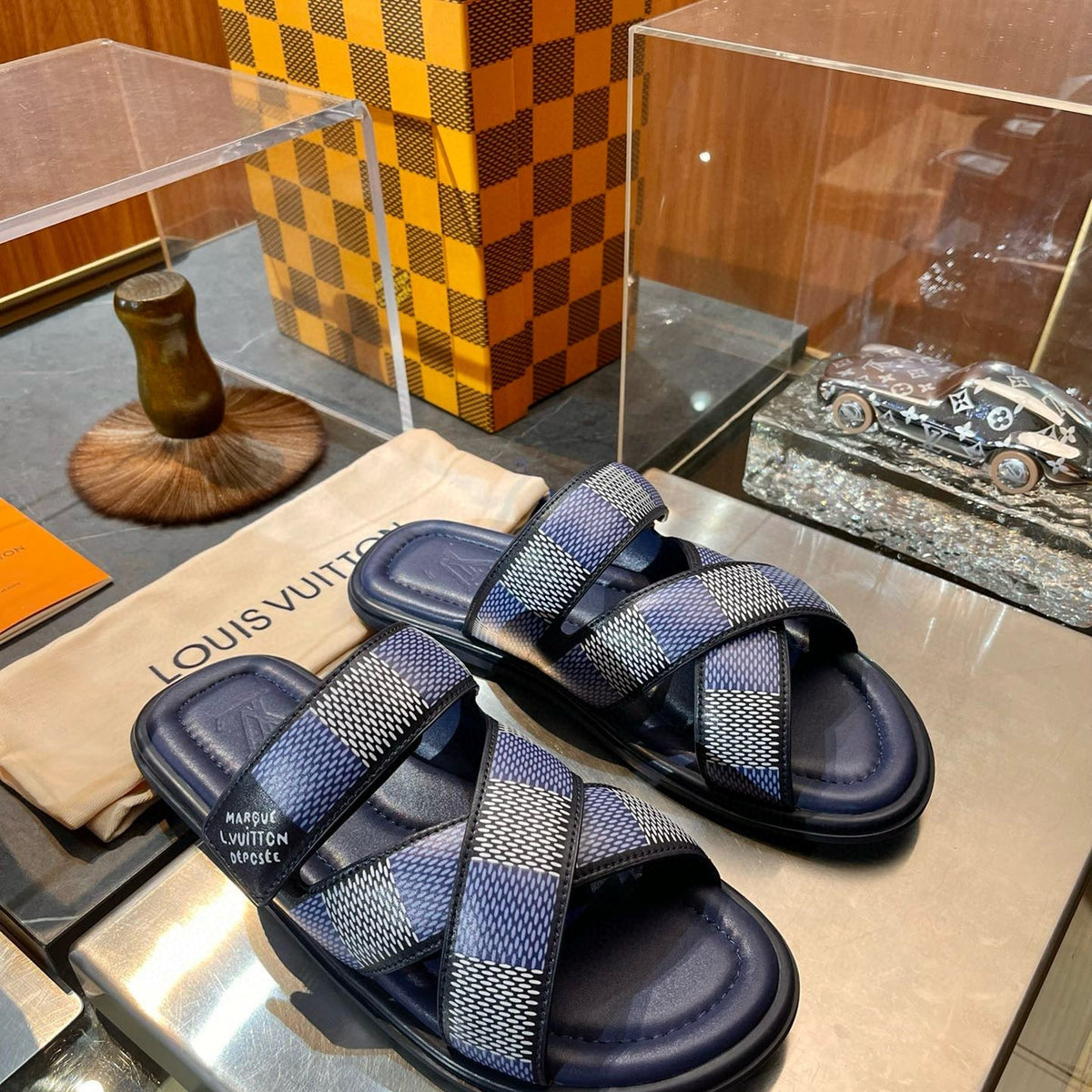 Louis Vuitton Shoes- Louis Vuitton Lou Venice Mule Comfortable Everyday Designer Shoes
