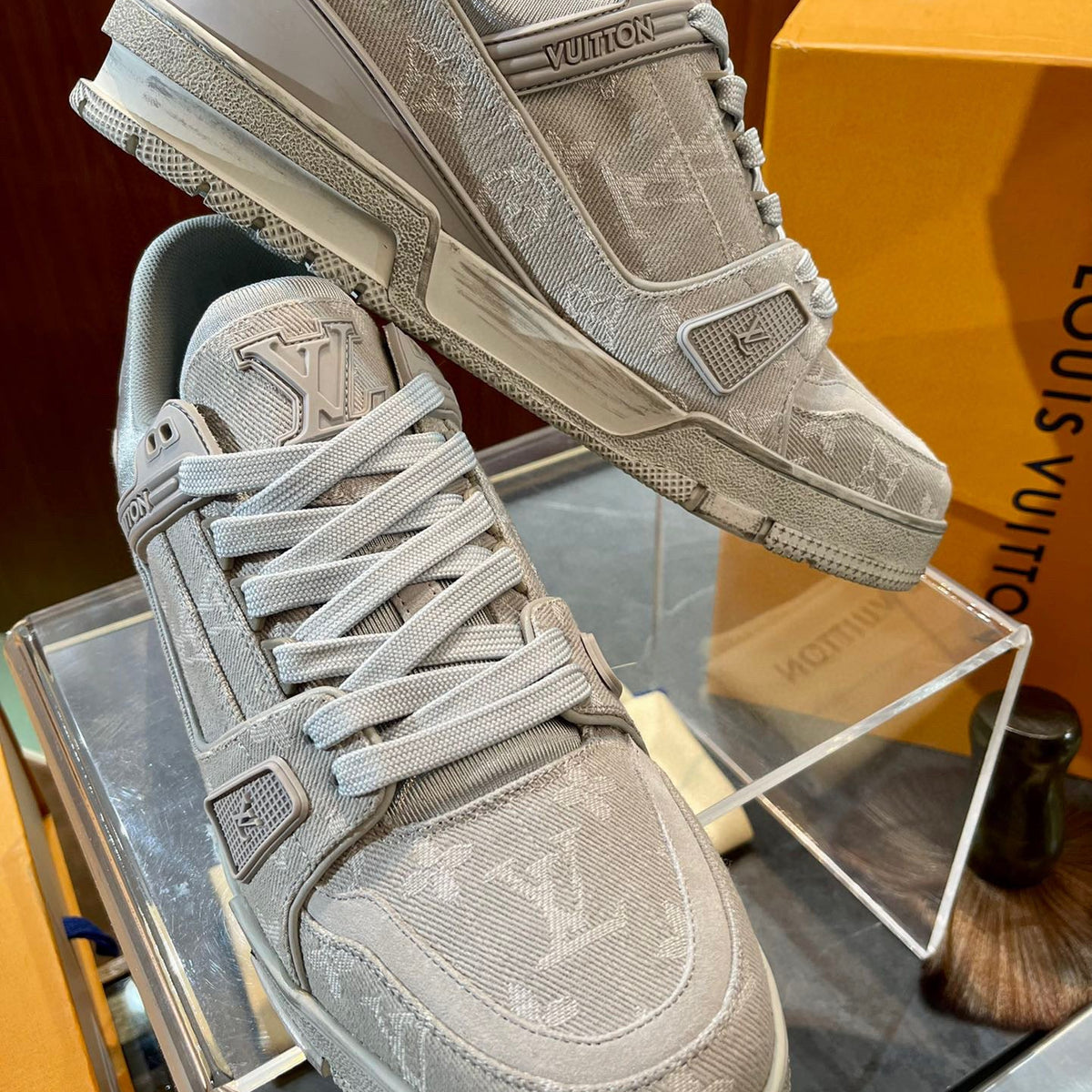 Louis Vuitton Shoes- Louis Vuitton Lou Trainers Comfortable Everyday Designer Shoes