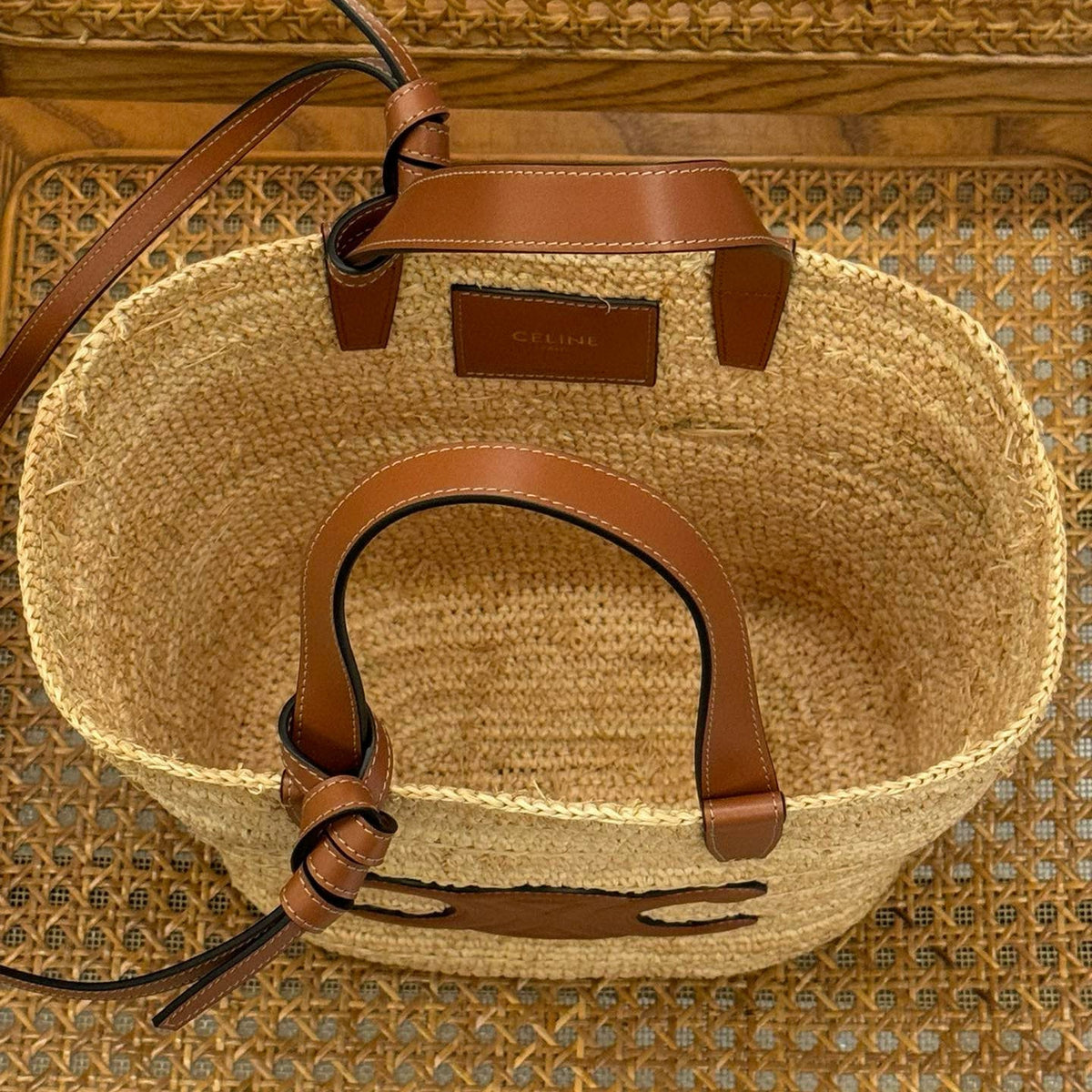 Bags- Cel Nano Supple Panier Bag Luxury Designer Leather Handbag