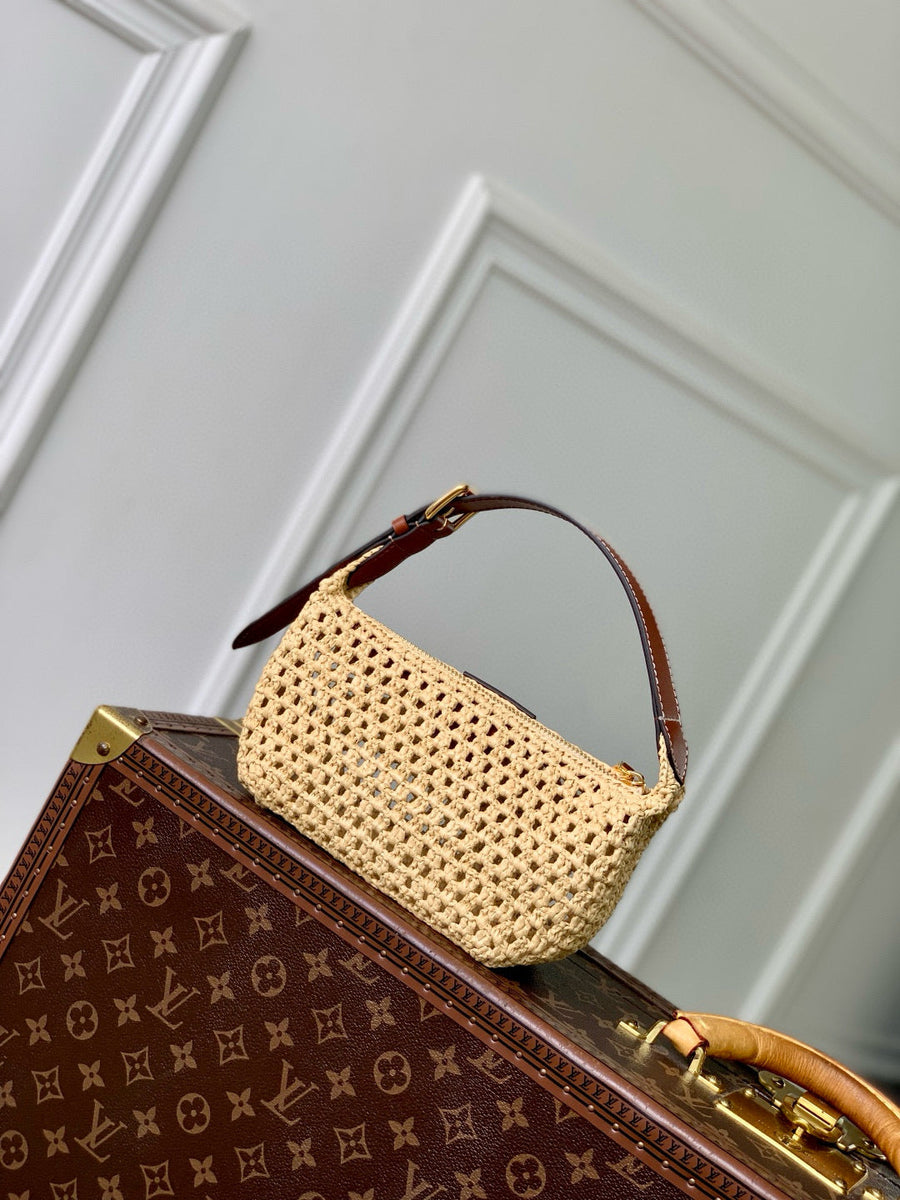 Louis Vuitton Bags- Louis Vuitton Lou Hills Pochette Bag Luxury Designer Leather Handbag