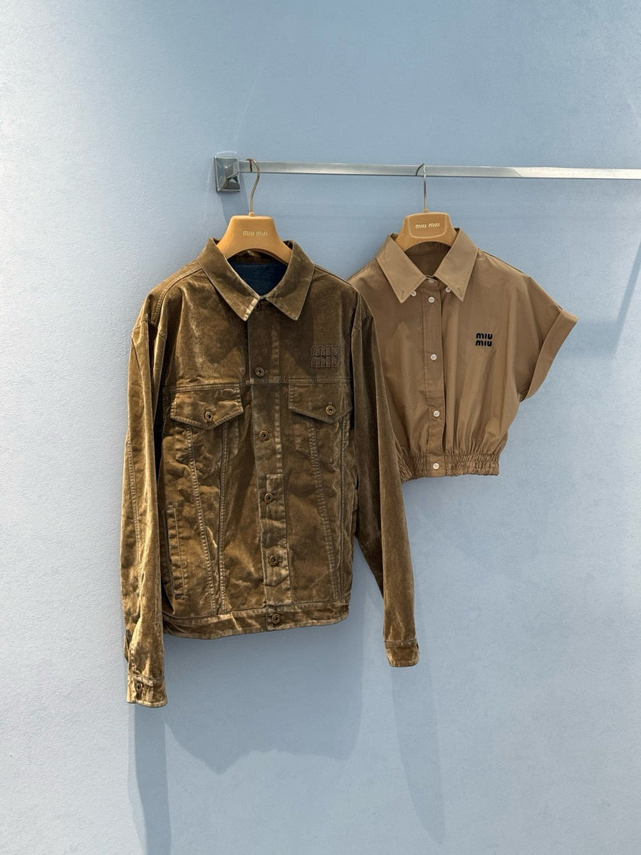 Jackets- Miu M Jacket Premium Casual Designer Jacket