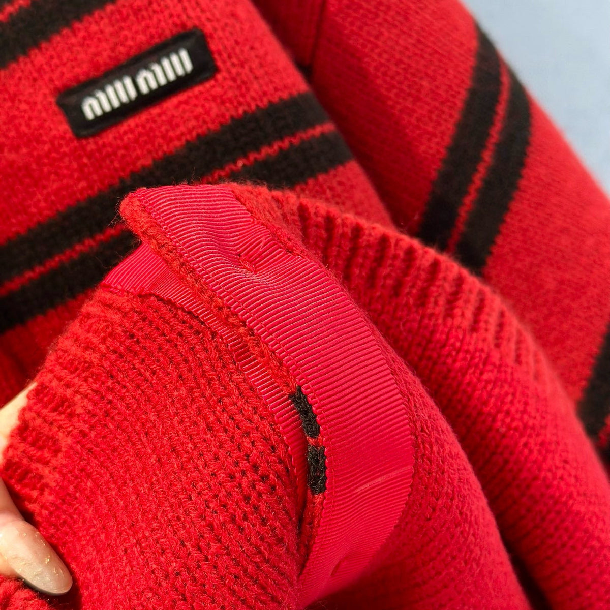 Sweaters- Miu M Cardigan Premium Casual Designer Knitwear