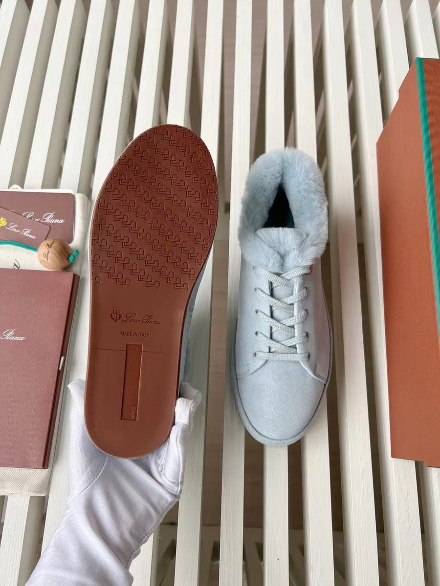 Shoes- Loro P Fur Nuages Sneakers Comfortable Everyday Designer Shoes