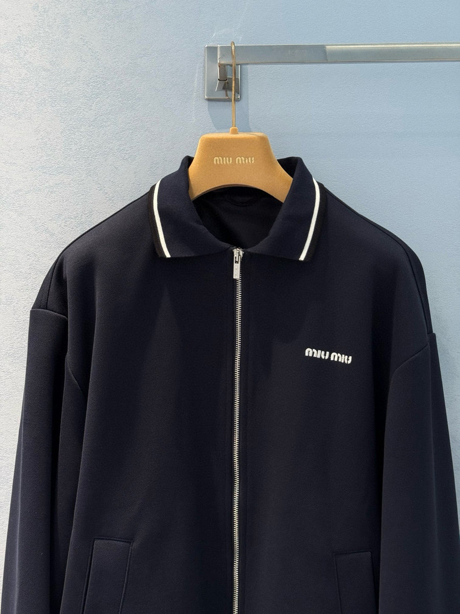 Sweaters- Miu M Zip Jumper Luxury Designer Knit Sweater