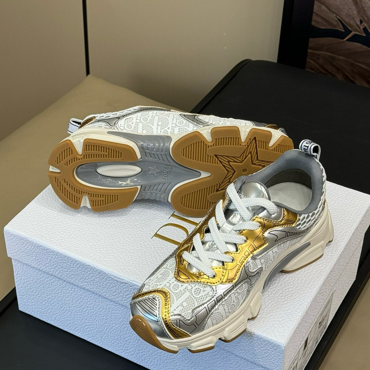 Dior Shoes- Dior Chrono Sneaker Premium Designer Casual Shoes