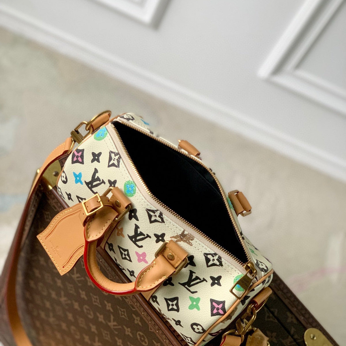 Louis Vuitton Bags- Louis Vuitton Lou Keepall 25 Bag Premium Designer Shoulder Bag
