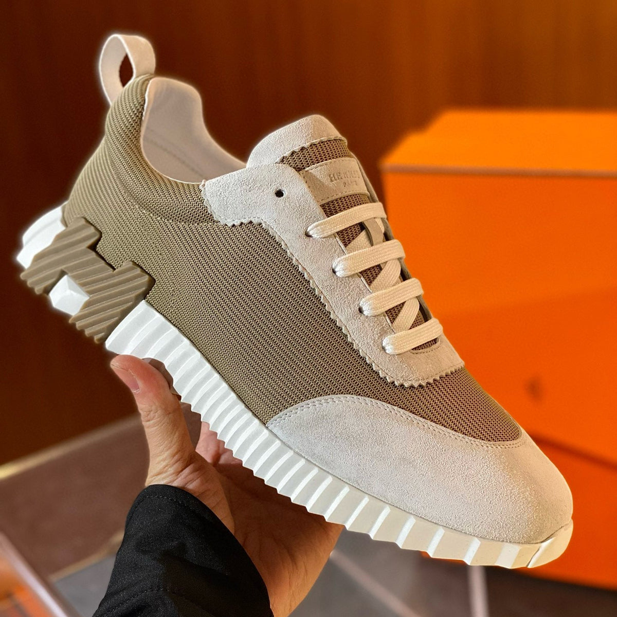 Shoes- Herm Bouncing Sneakers Premium Designer Casual Shoes