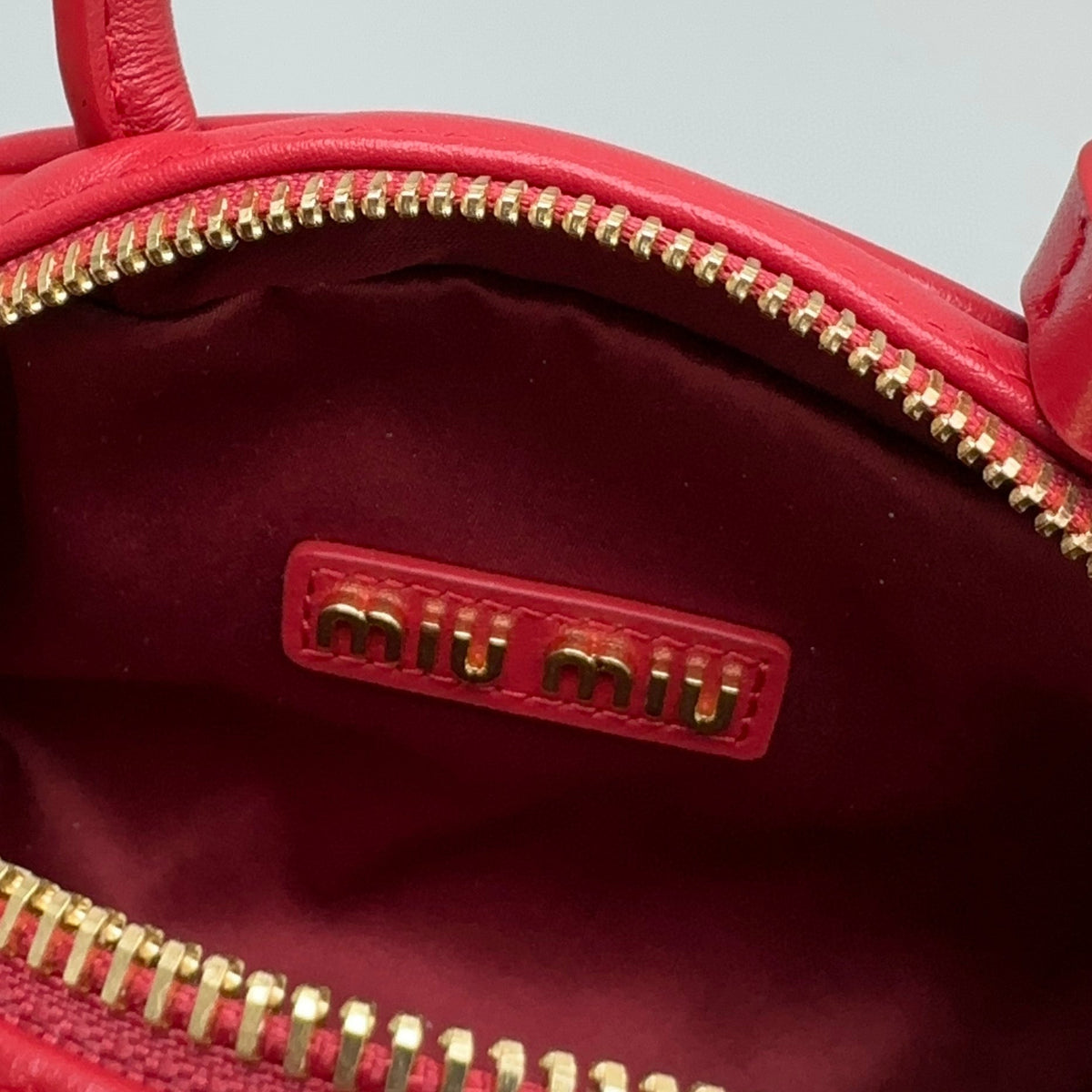 Bags- Miu M Leather Top Handle Bag Elegant Everyday Designer Handbag