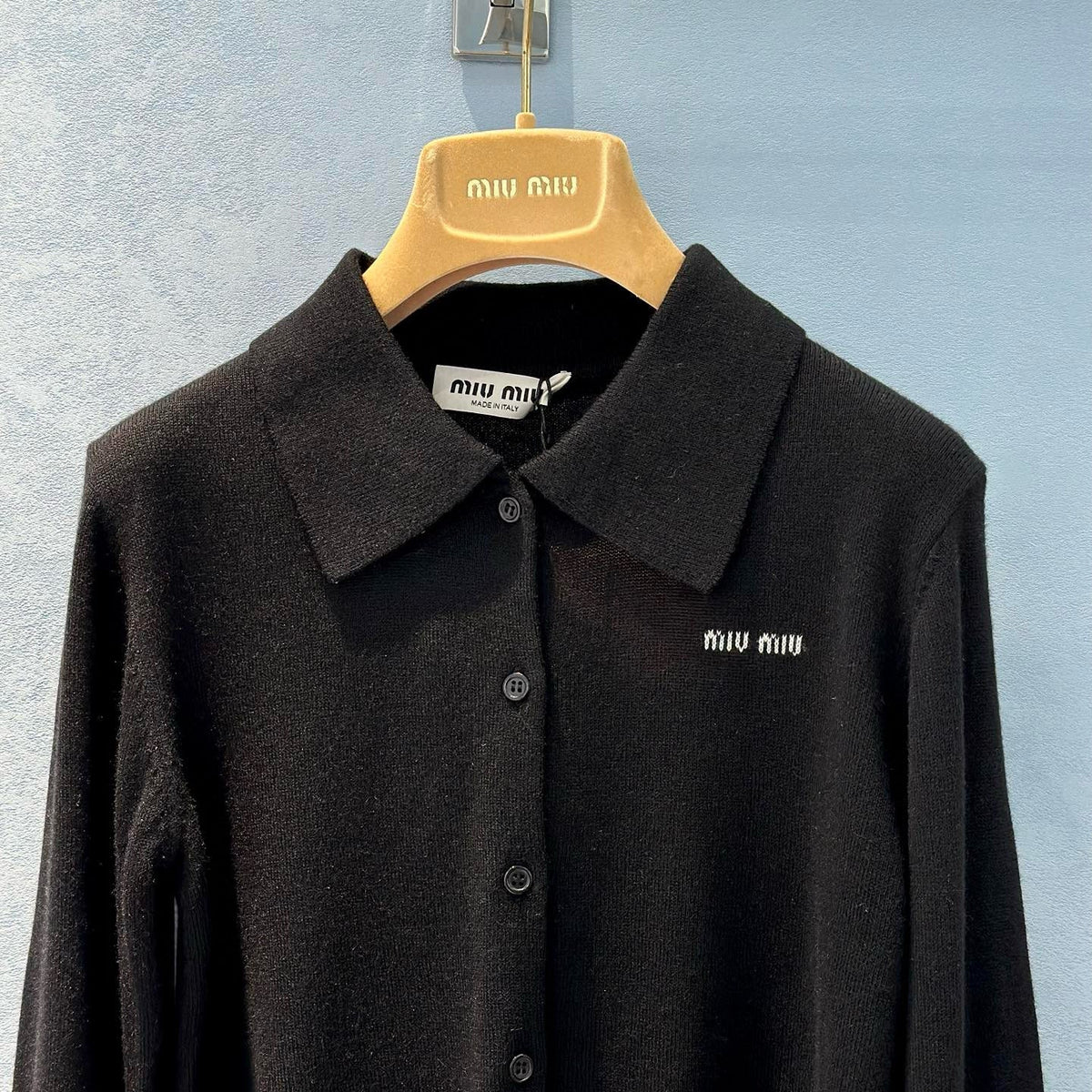 Sweaters- Miu M Cardigan Luxury Designer Knit Sweater