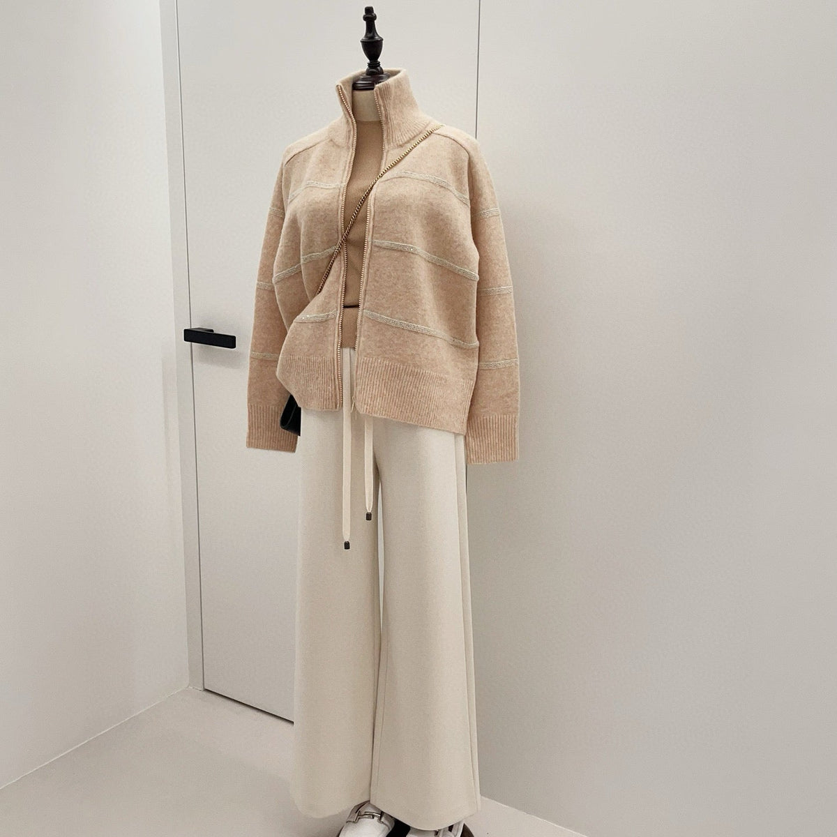 Brunello Cucinelli Zip Cardigan – luxury designer piece at Velouxe