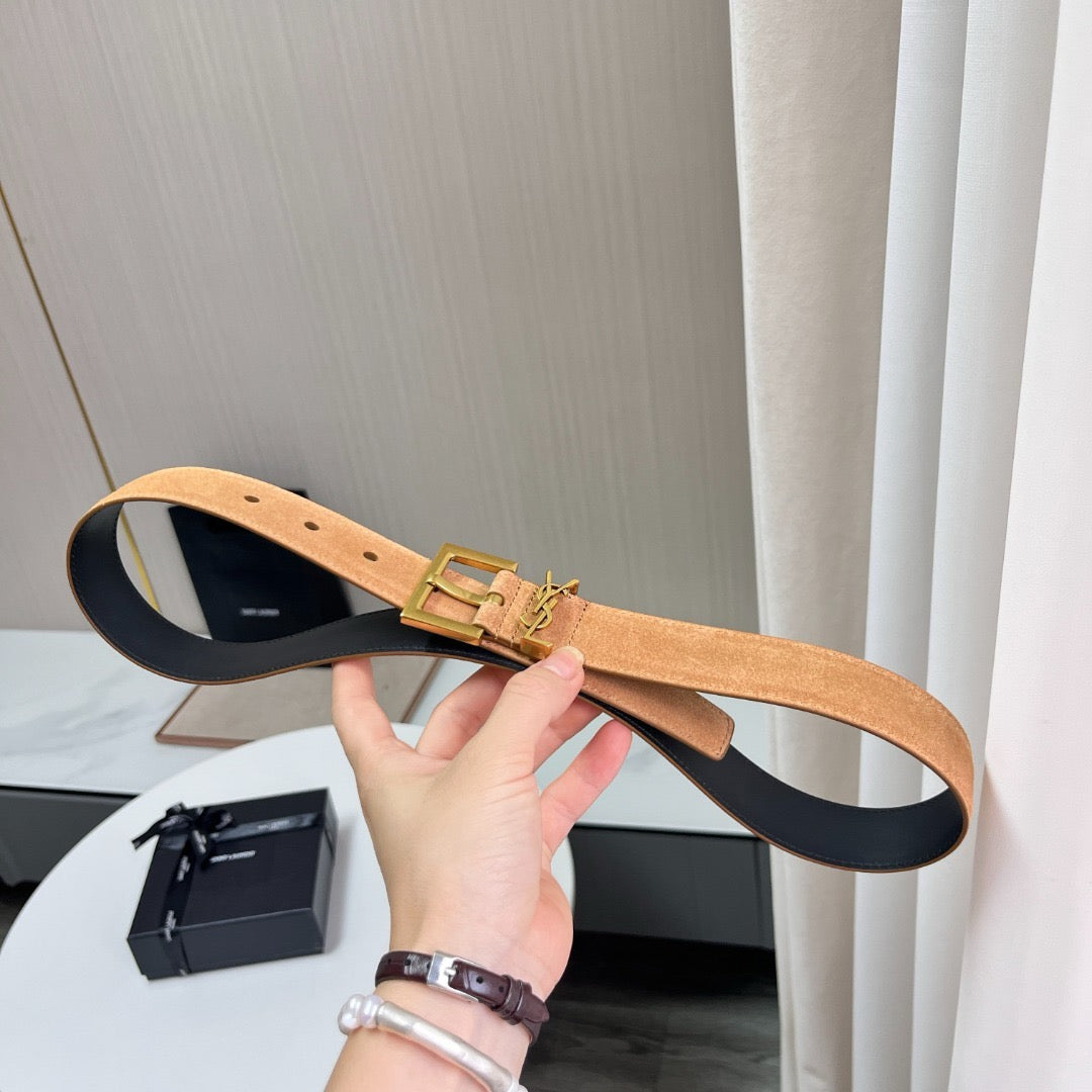 Saint Laurent Belts- Saint Laurent Belt 3 Cm Classic Everyday Designer Belt