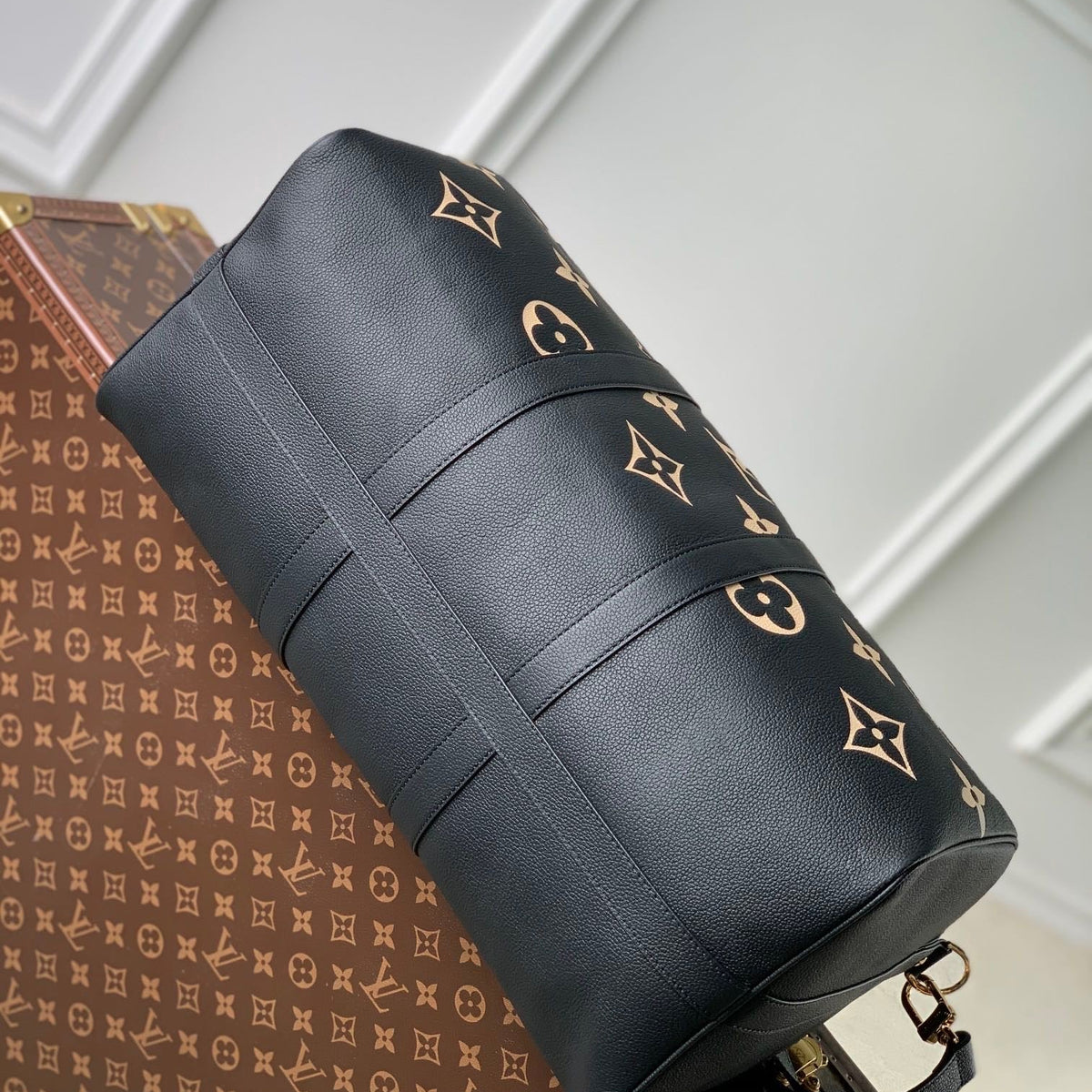 Louis Vuitton Bags- Louis Vuitton Lou Keepall 45 Bag Premium Designer Shoulder Bag
