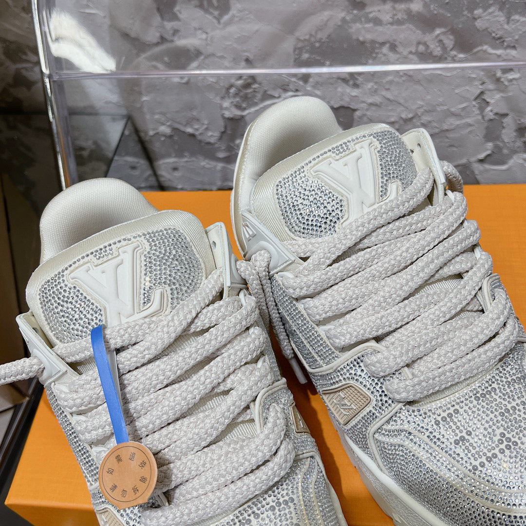 Louis Vuitton Shoes- Louis Vuitton Lou Trainers Comfortable Everyday Designer Shoes
