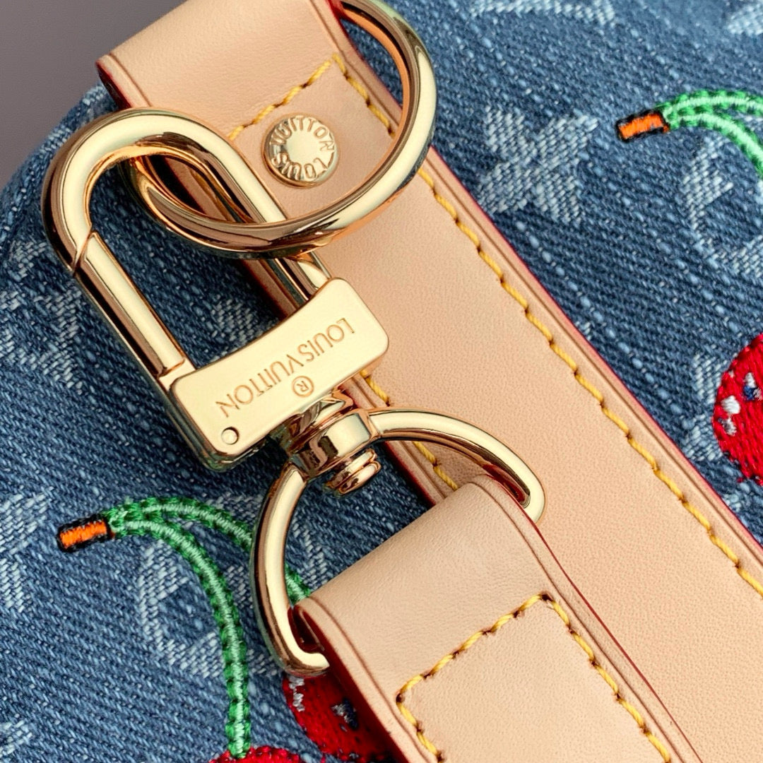 Louis Vuitton Bags- Louis Vuitton Lou x Murakami Keepall 45 Bag Luxury Designer Leather Handbag
