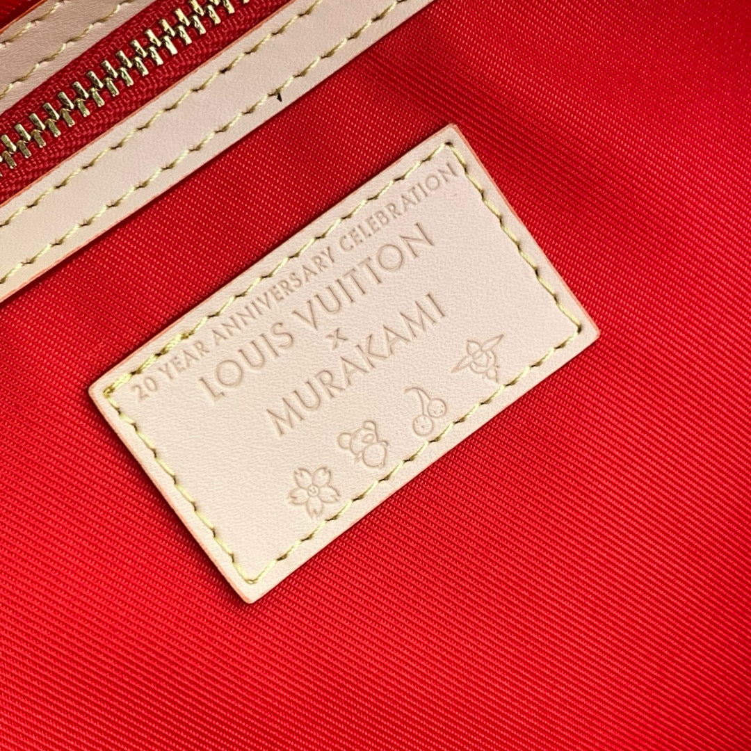 Louis Vuitton Bags- Louis Vuitton Lou x Murakami Keepall 45 Bag Luxury Designer Leather Handbag