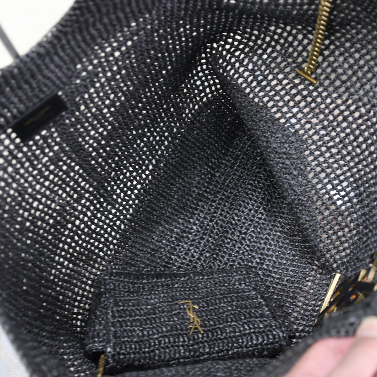 Saint Laurent Bags- Saint Laurent Icare In Raffia Bag Elegant Everyday Designer Handbag