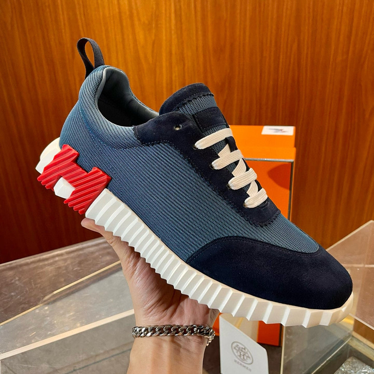Shoes- Herm Bouncing Sneakers Luxury Lifestyle Designer Footwear