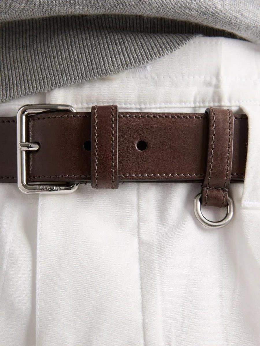 Prada belts side profile designer luxury fashion