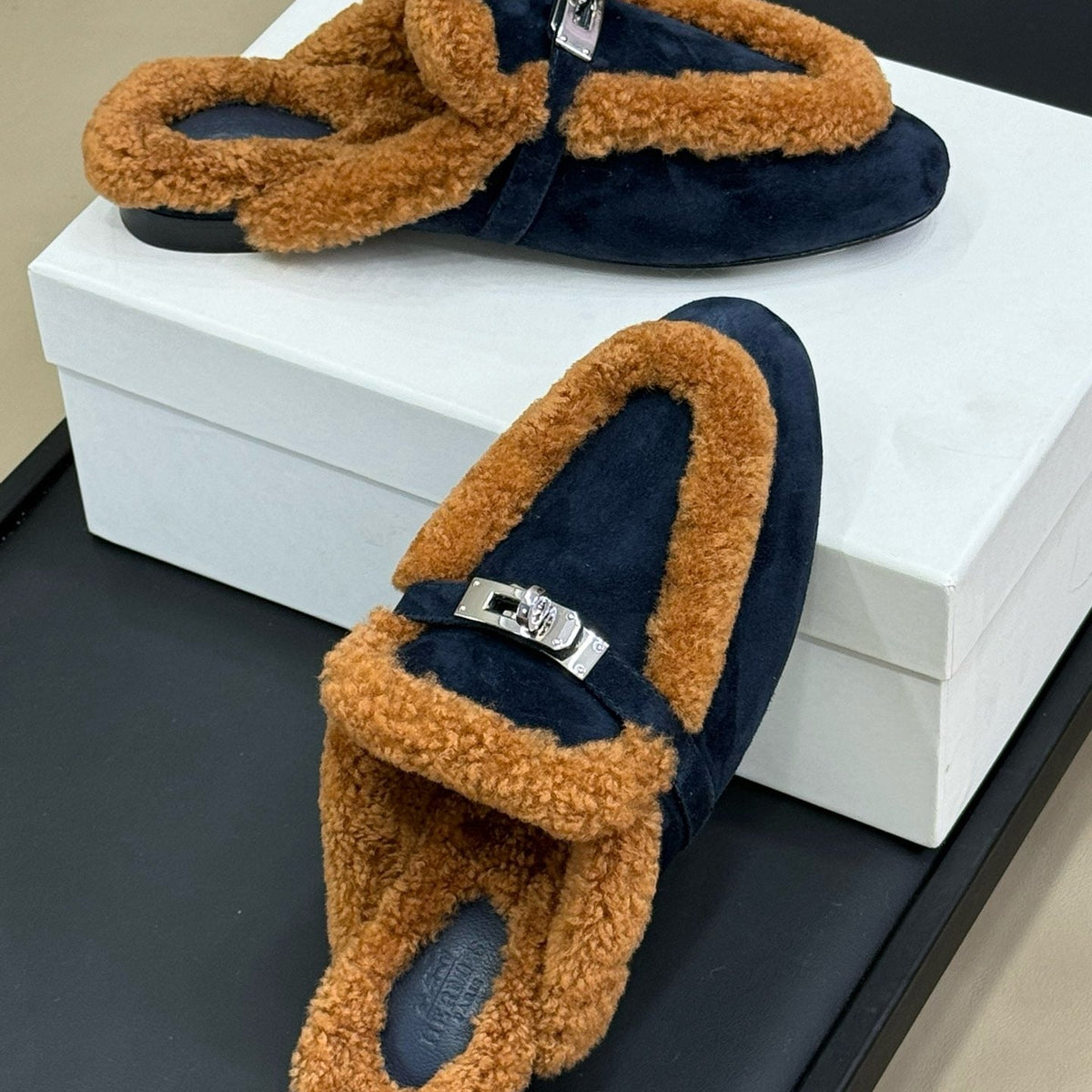 Accessories- Herm Kelly Mules Luxury Designer Fashion Accessory