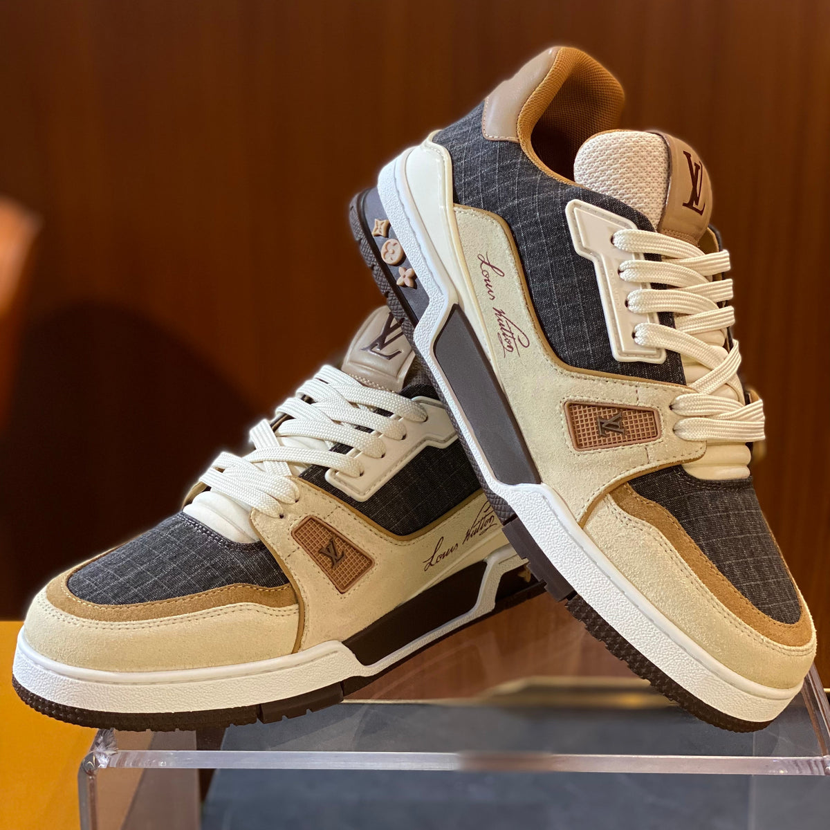 Louis Vuitton Shoes- Louis Vuitton Lou Trainers Luxury Lifestyle Designer Footwear