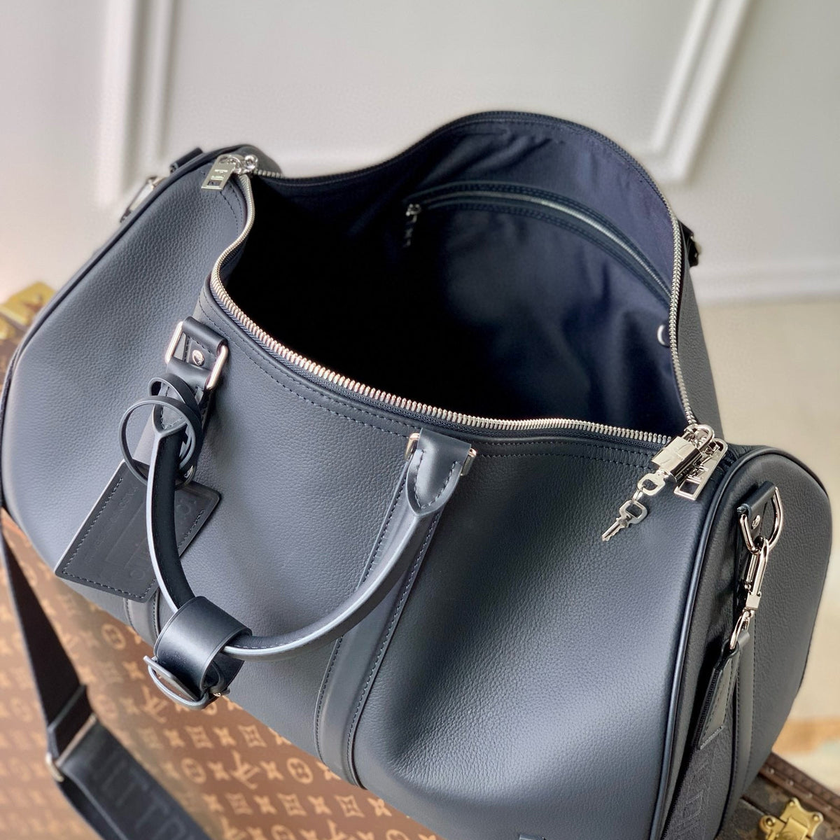 Louis Vuitton Bags- Louis Vuitton Lou Keepall Bandoulière 50 Bag Luxury Designer Leather Handbag