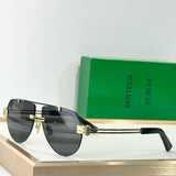 Bottega Veneta Sunglasses detail shot – authentic designer craftsmanship