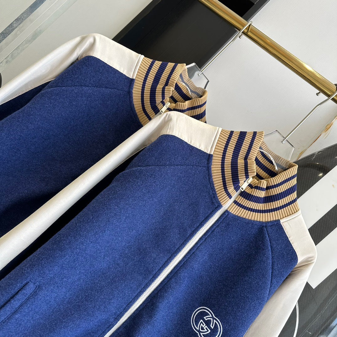 Gucci Jackets- Gucci Zip Bomber Premium Casual Designer Jacket