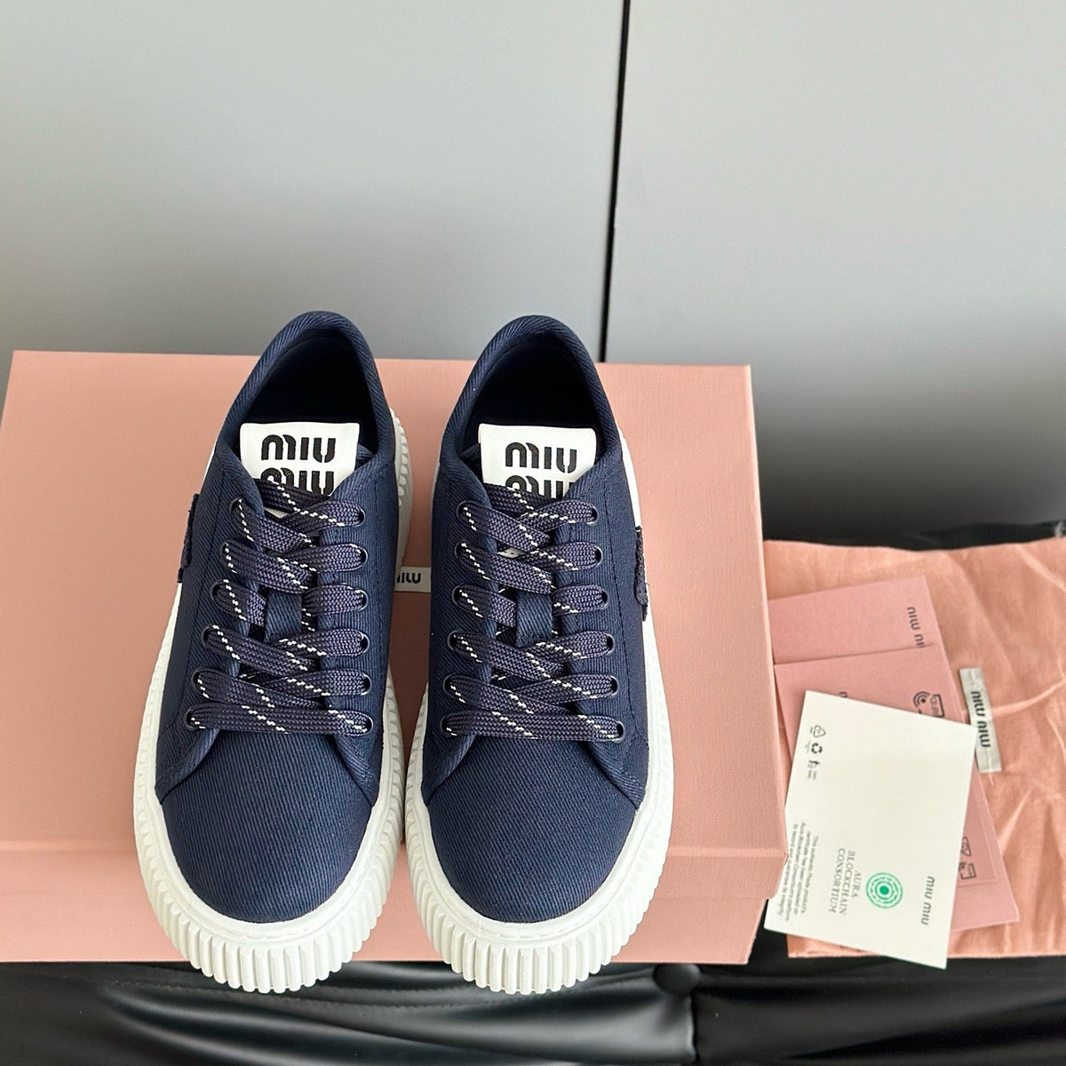 Shoes- Miu M Trainers Premium Designer Casual Shoes