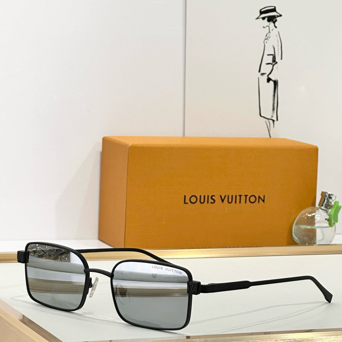 Louis Vuitton Sunglasses- Louis Vuitton Lou Sunglasses Luxury Designer UV Sunglasses