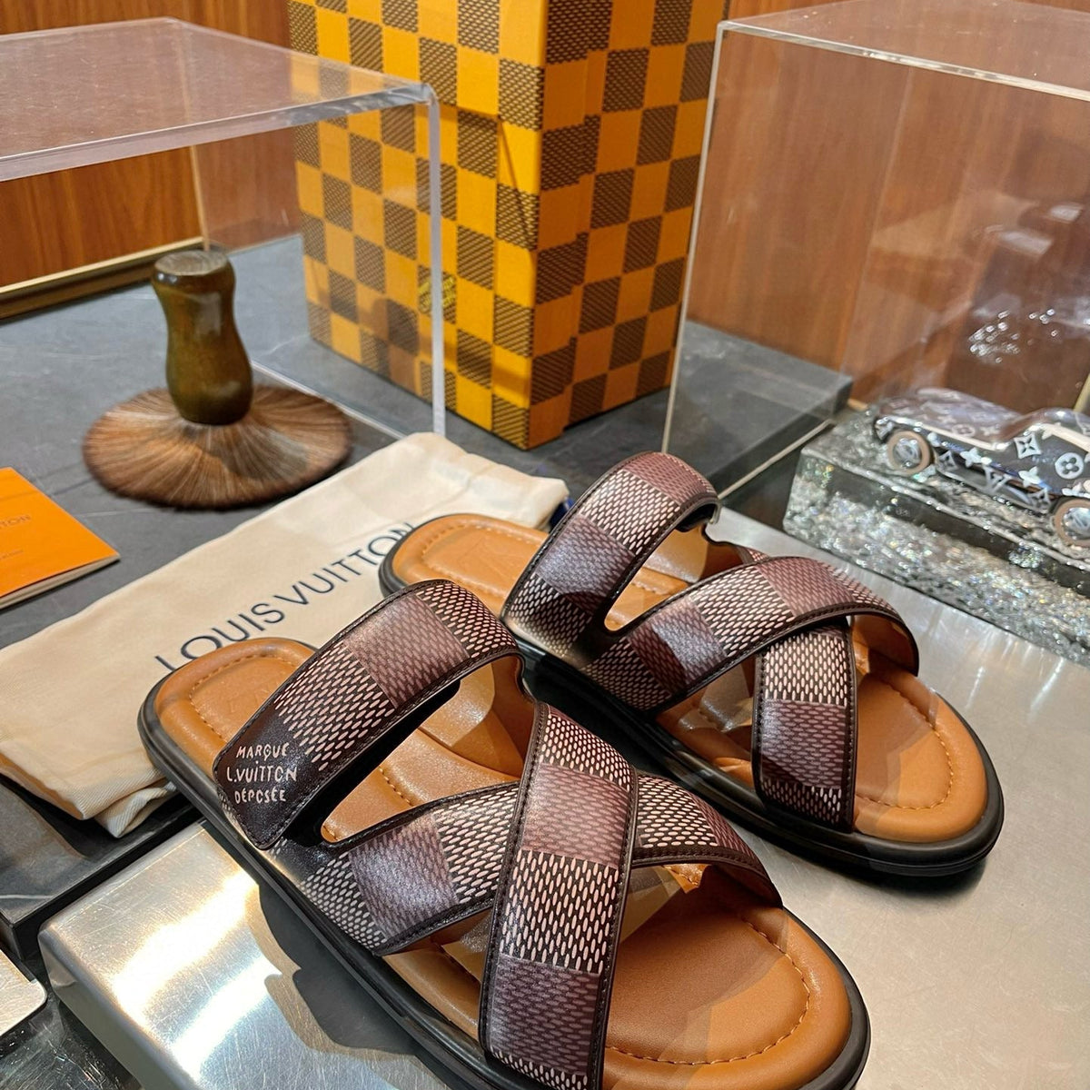 Louis Vuitton Shoes- Louis Vuitton Lou Venice Mule Luxury Lifestyle Designer Footwear