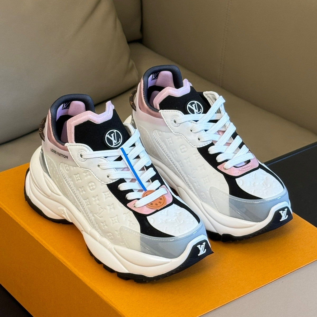 Louis Vuitton Shoes- Louis Vuitton Lou Run 55 Trainers Premium Designer Casual Shoes