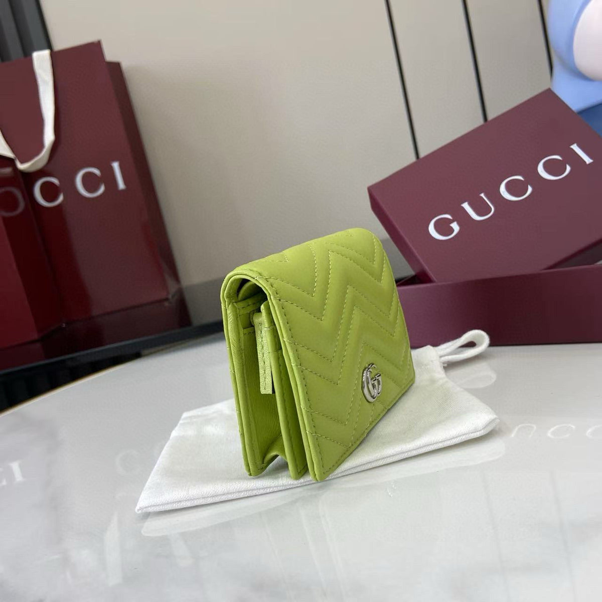 Gucci Wallets- Gucci Marmont Small Wallet Elegant Everyday Leather Wallet