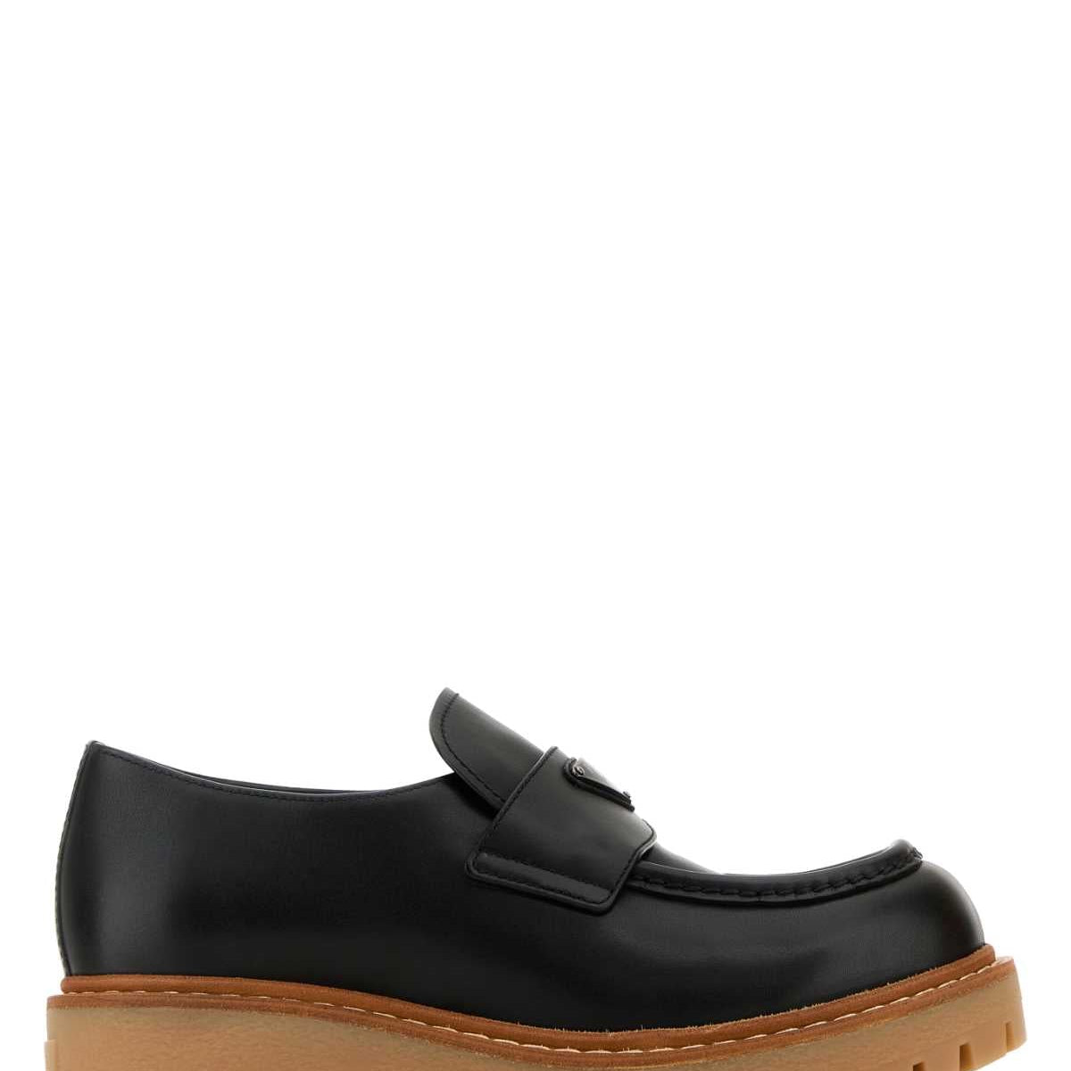 Prada moccasins luxury designer piece front view
