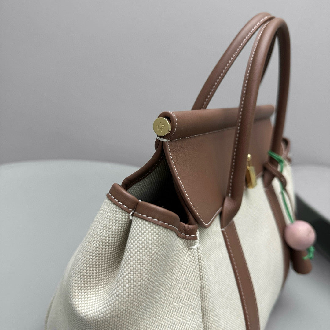Bags- Loro P Loom Bag L32 Luxury Designer Leather Handbag