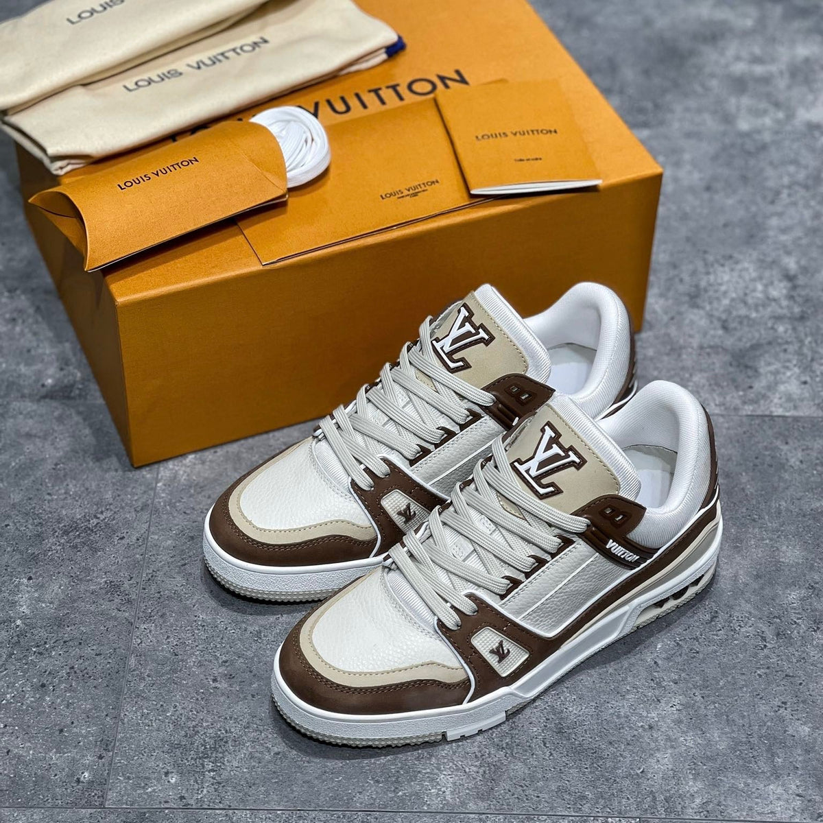 Louis Vuitton Shoes- Louis Vuitton Lou Trainers Premium Designer Casual Shoes