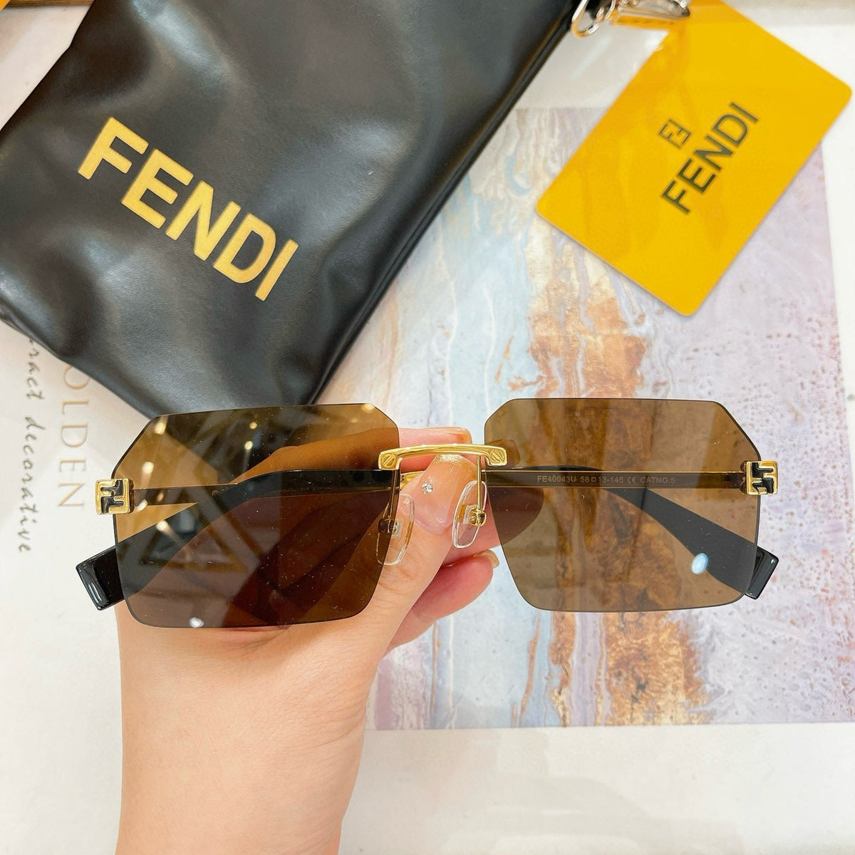 Sunglasses- Fen Sunglasses Luxury Designer UV Sunglasses