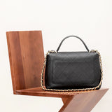 Chanel 25S Small Bag detail shot – authentic designer craftsmanship