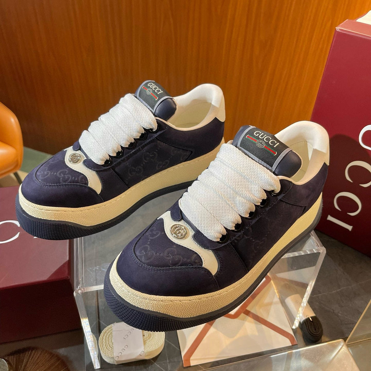 Gucci Shoes- Gucci Screener Trainers Comfortable Everyday Designer Shoes