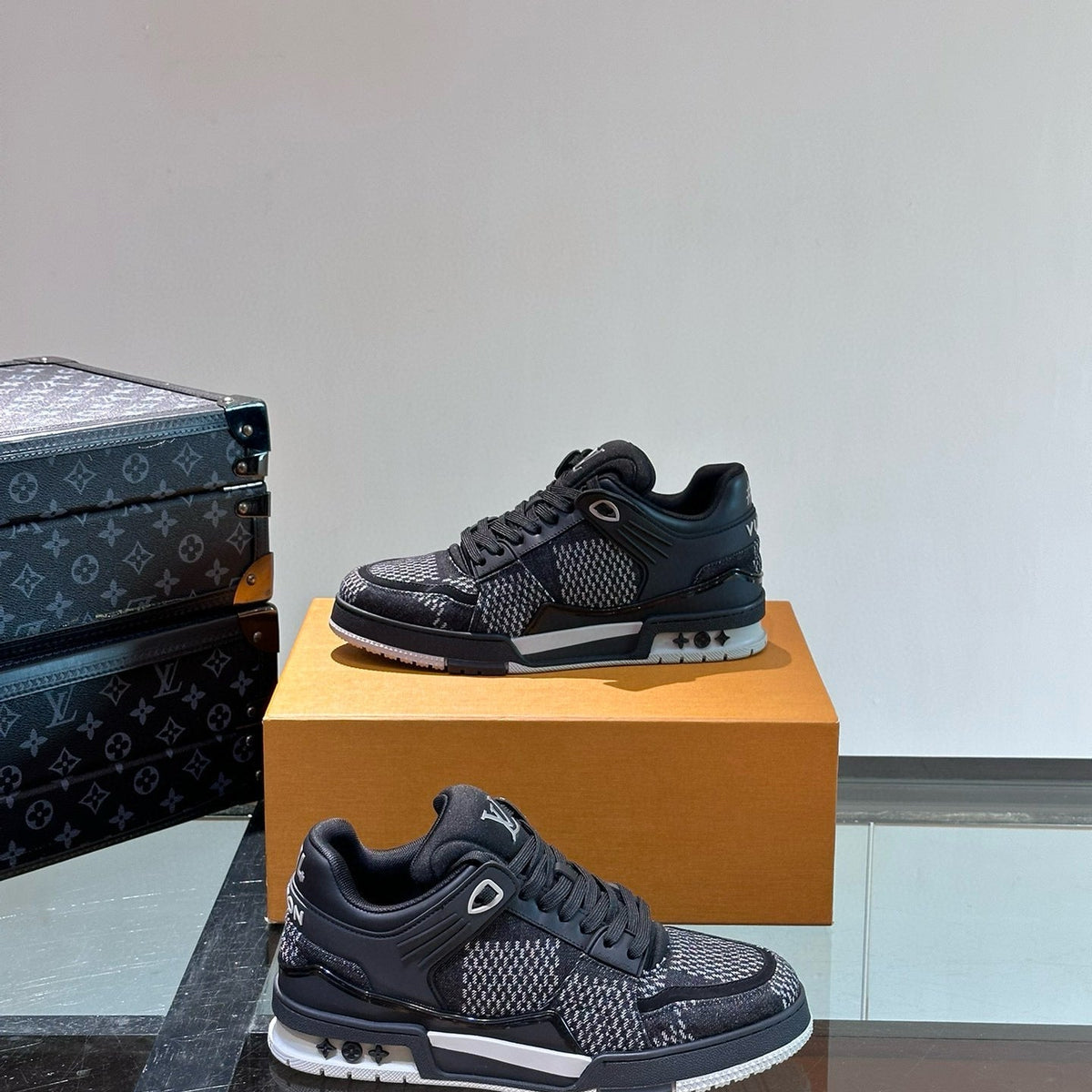 Louis Vuitton Shoes- Louis Vuitton Lou Trainers Premium Designer Casual Shoes