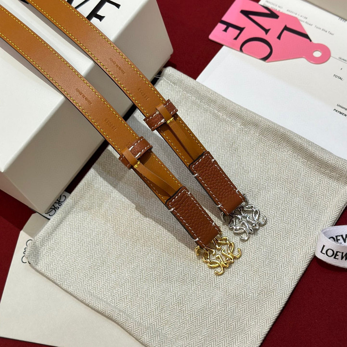 Belts- Loew Belt 20mm Premium Leather Designer Belt