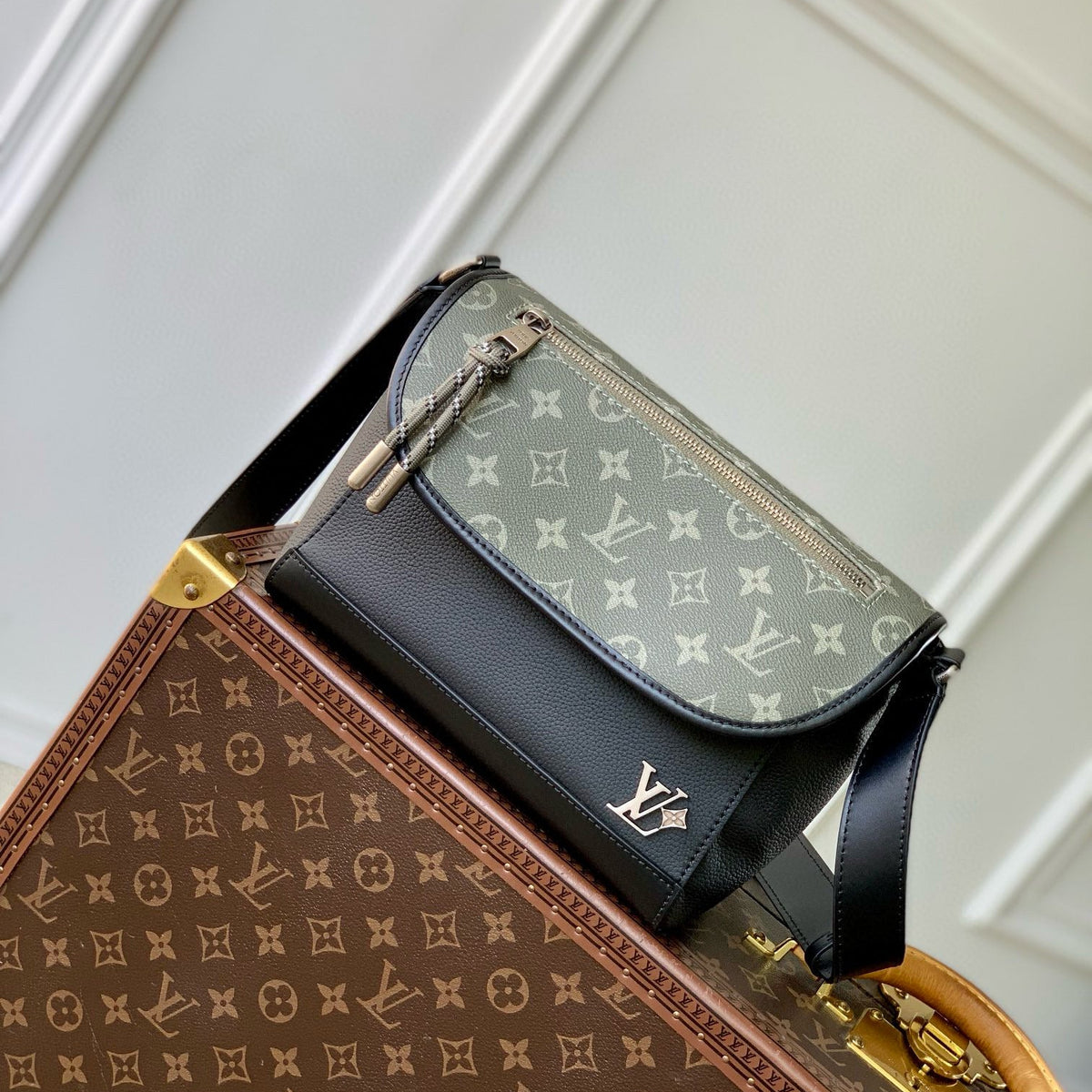 Louis Vuitton Bags- Louis Vuitton Lou Pulse Messenger Bag Luxury Designer Leather Handbag