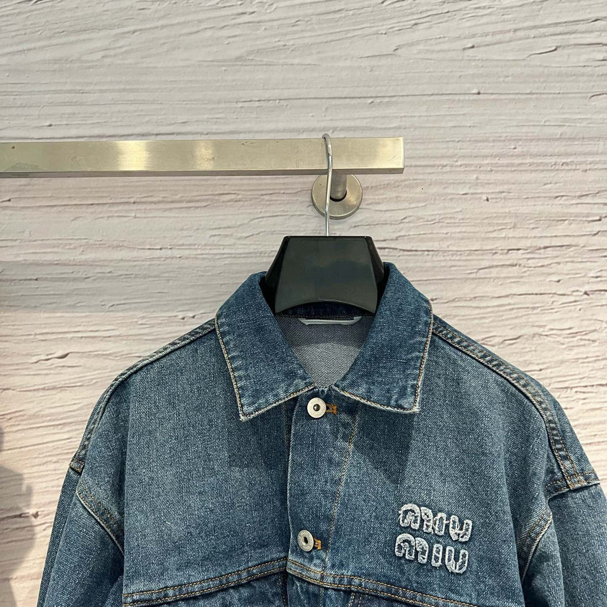 Jackets- Miu M Denim Jacket Stylish Everyday Designer Outerwear