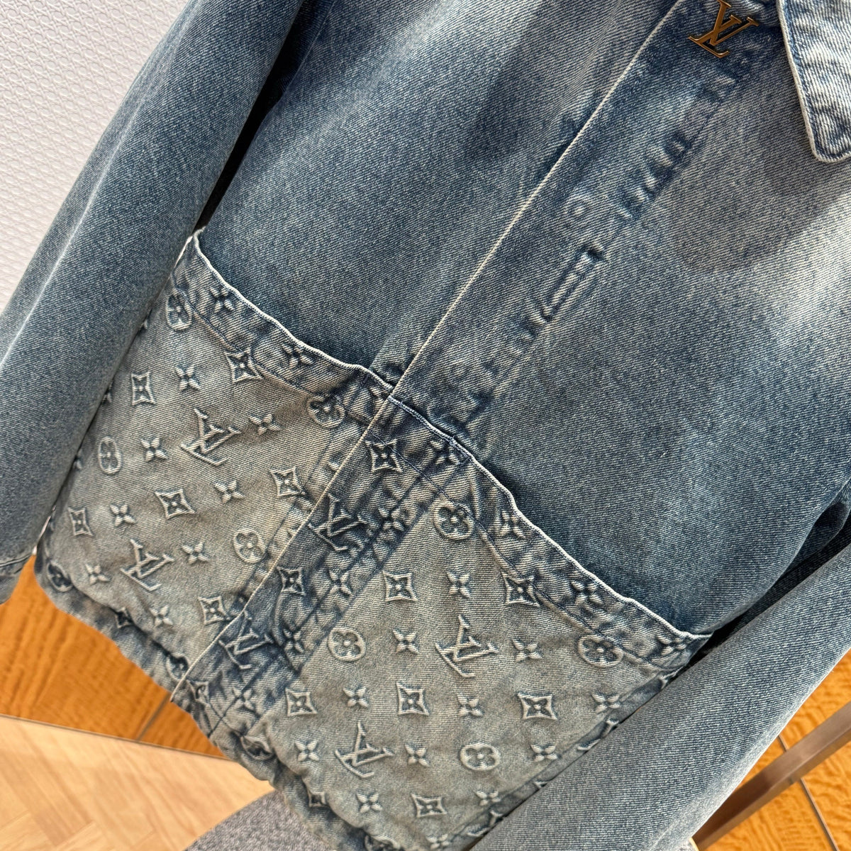Louis Vuitton Jackets- Louis Vuitton Lou Denim Jacket Stylish Everyday Designer Outerwear