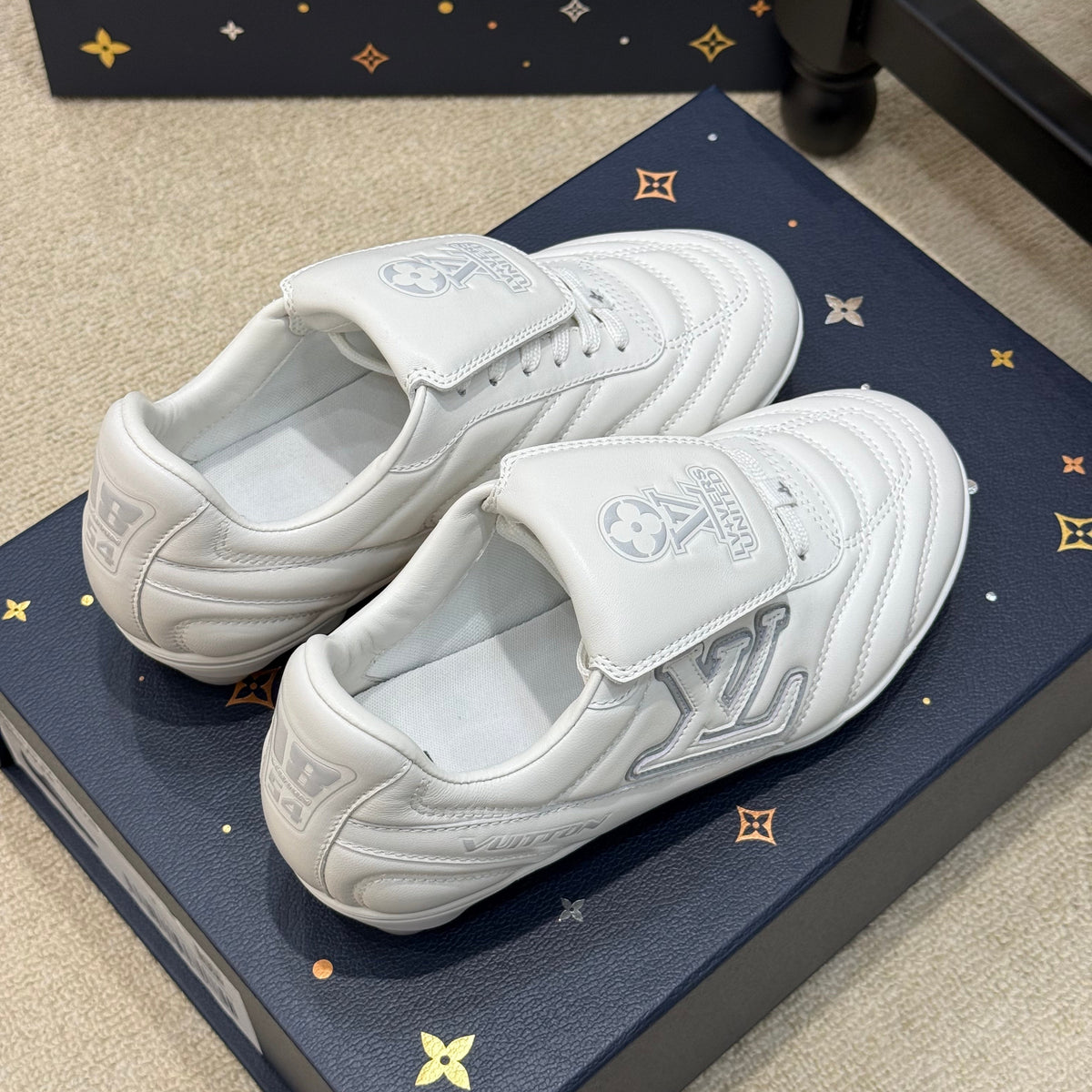 Louis Vuitton Shoes- Louis Vuitton Lou Footprint Sneaker Luxury Lifestyle Designer Footwear