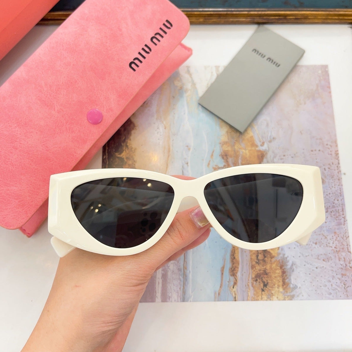 Sunglasses- Miu M Sunglasses Luxury Designer UV Sunglasses