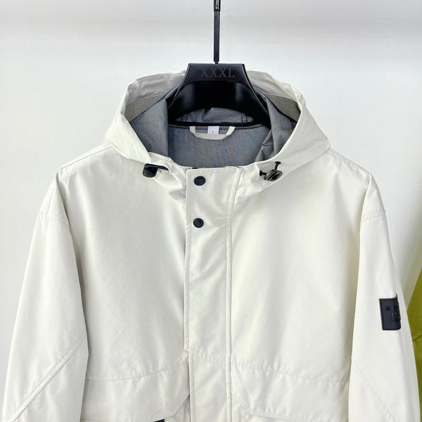 Close-up of Burberry designer clothing craftsmanship